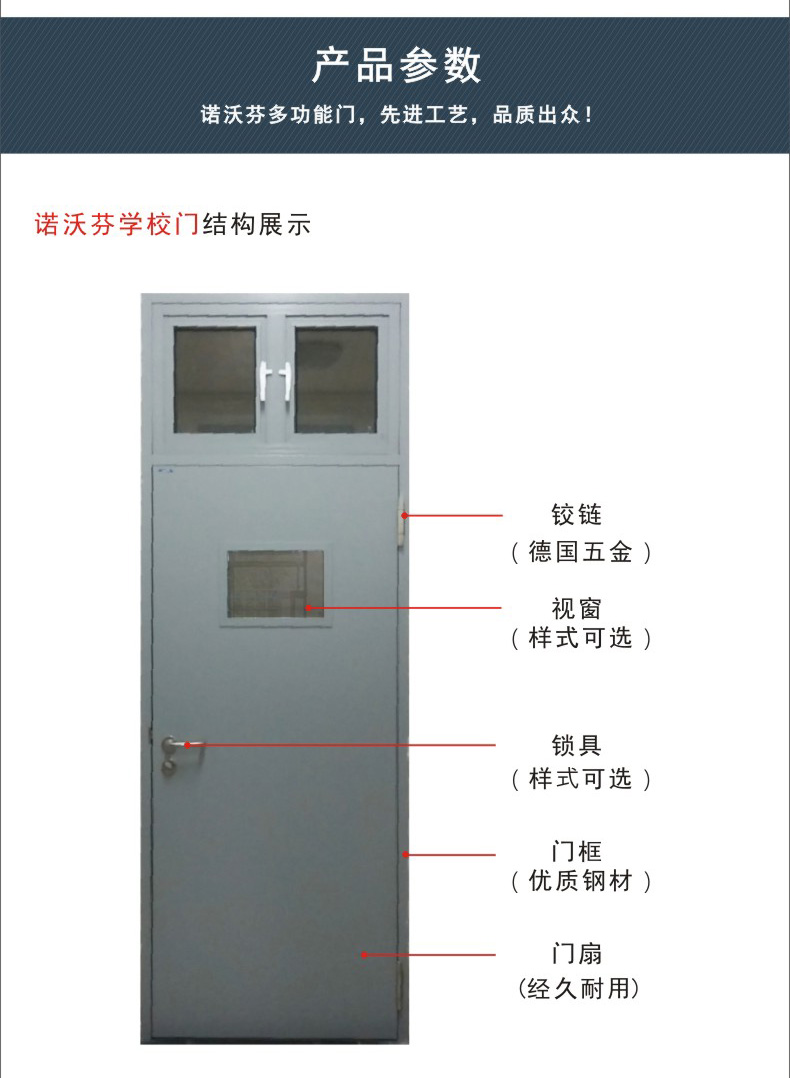 鋼質(zhì)學校門