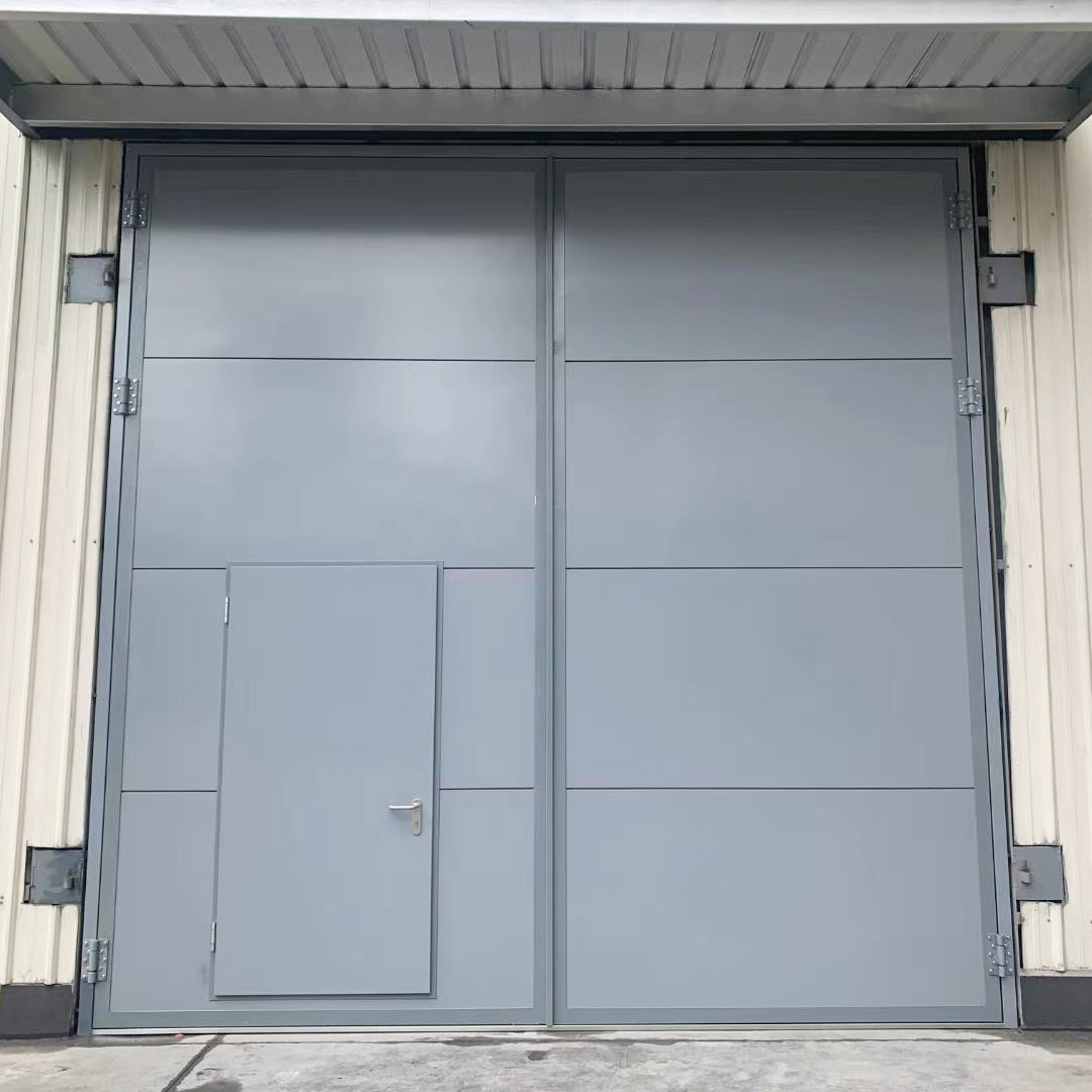 鋼質超大平開門