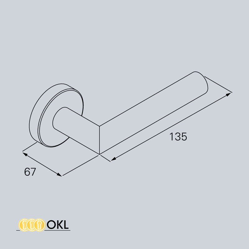 D-310 OKL滾珠軸承分體式把手